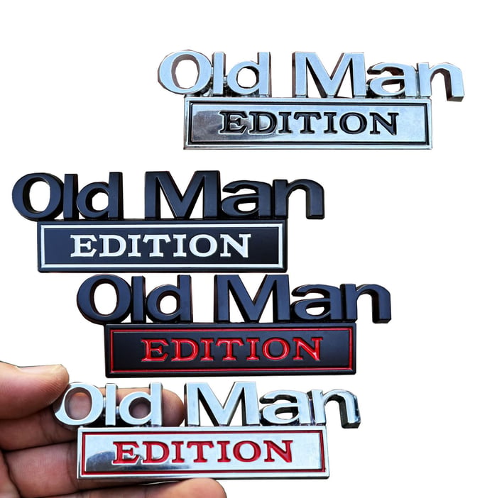 IronLegacy – Old Man Edition Car Emblem