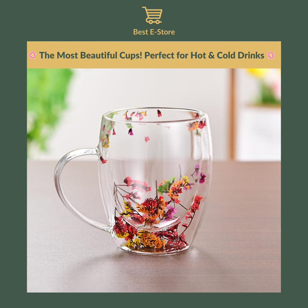 LuxeBloom – Handcrafted Elegant Glass Cups