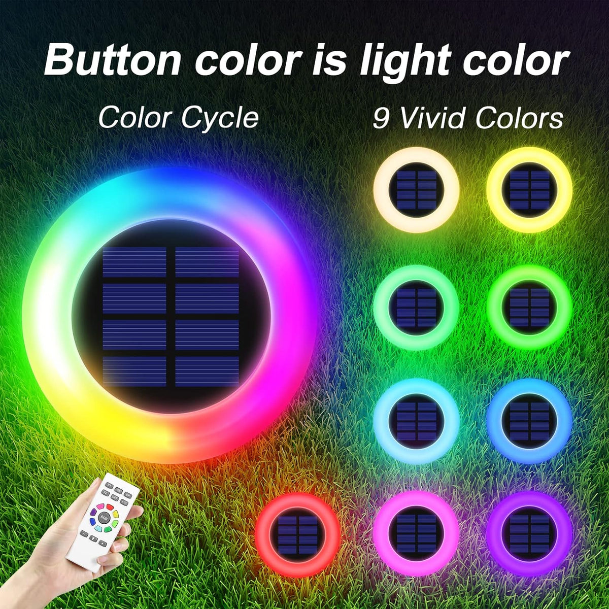 LumaGlow – Vibrant Solar-Powered Garden Lights