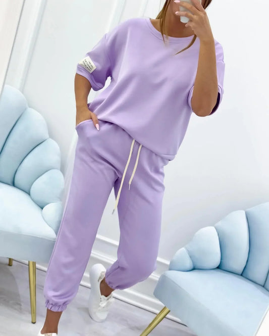 CasualCharm - Relaxed Cotton-Linen Outfit