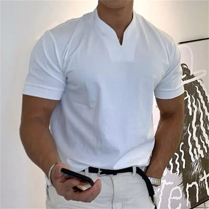 UrbanFlex – Smart Casual Fitness T-Shirt for Men