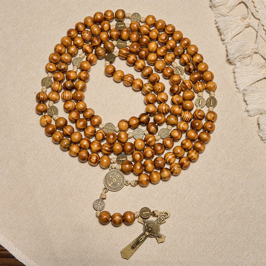 FaithWood – Olive Wood 15/20 Decade Rosary