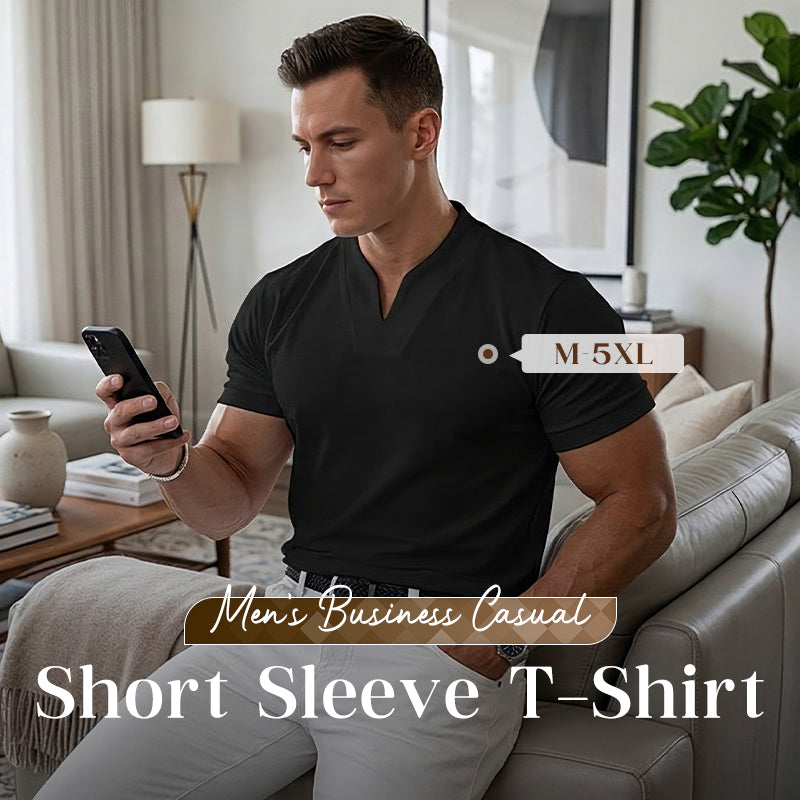 UrbanFlex – Smart Casual Fitness T-Shirt for Men