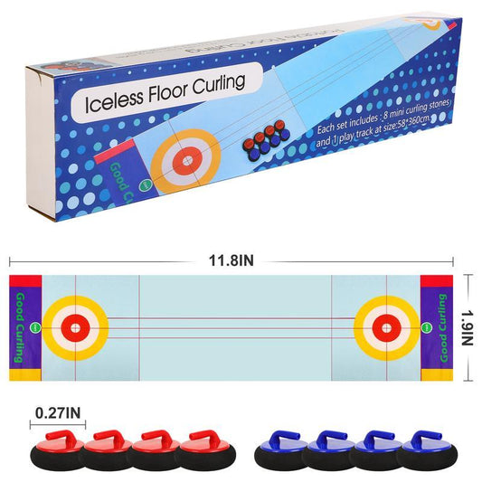 CurlPlay – Tabletop Family Curling Game for All Ages