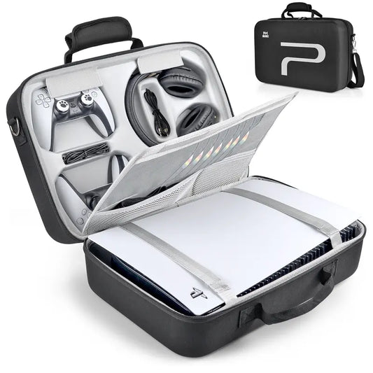 ConsoleShield - Premium PS5 Carrying Case with Custom Compartments