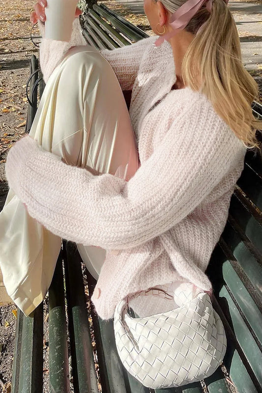 CozyWeave – Casual Solid Color O-Neck Outerwear (3 Colors)