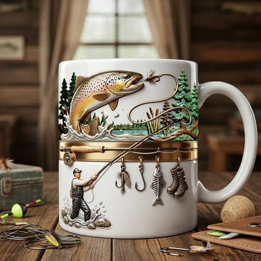 FishBuzz – Hooked on Fishing Coffee Mug
