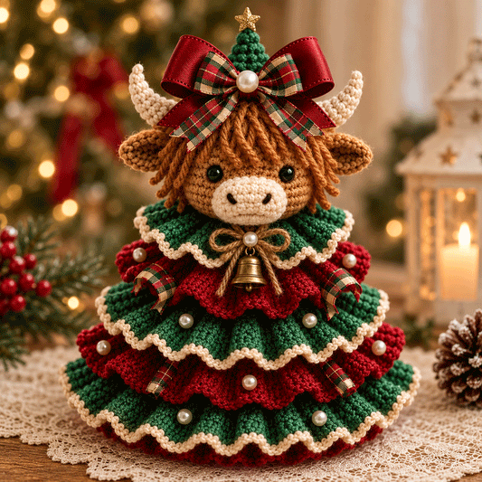 FestiveKnot – DIY Christmas Tree Animal Crochet Kit