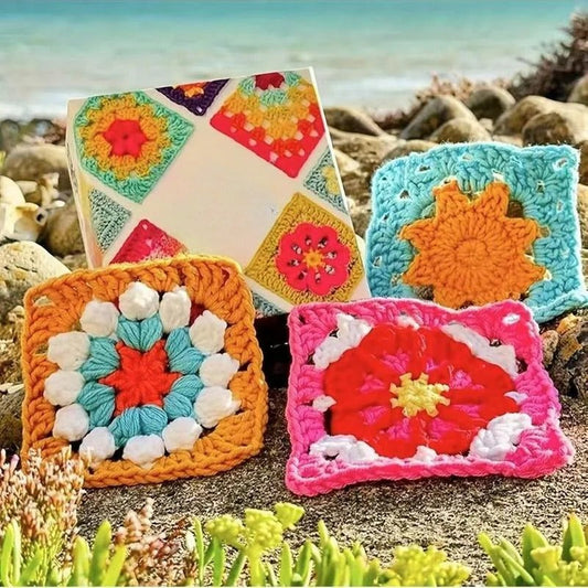 CrochetCards – Granny Square Pattern Deck