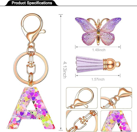 CharmKey – Personalized Initial Letter Keychain