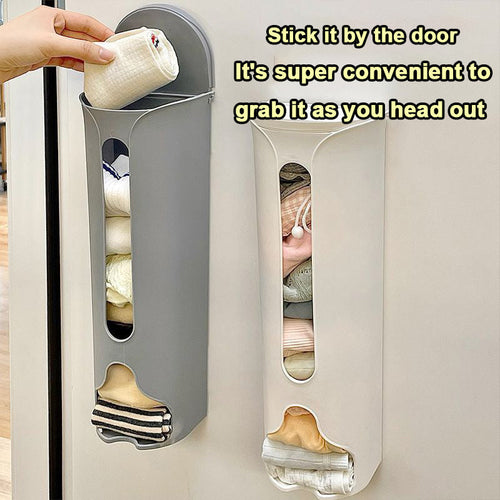 WallFlow – No-Drill Pull Out Underwear & Sock Organiser