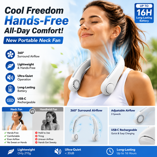 AeroBreeze – Lightweight Neck Air Cooler