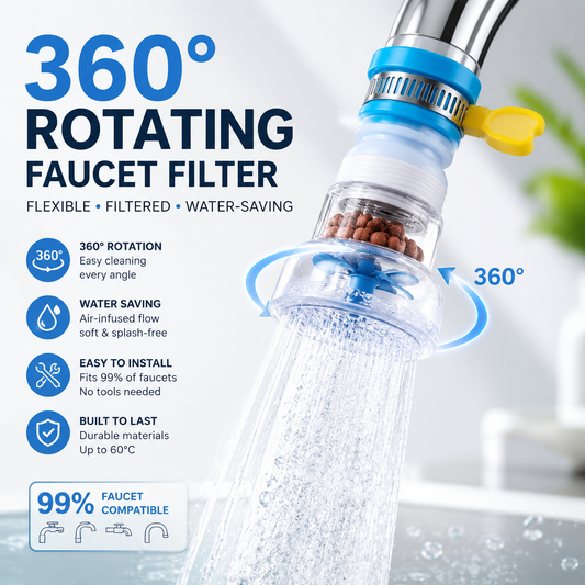 💧 AquaFlex – 360° Faucet Filter Set
