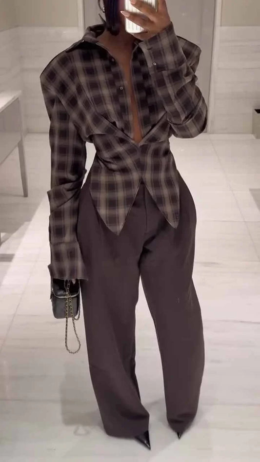 AmberElegance - Stylish Fall Suit for Women