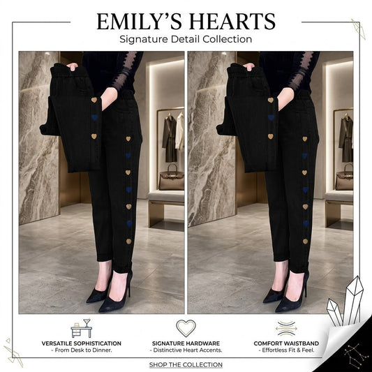 DenimLuxe – Heart Stitch Everyday Denim Jeans