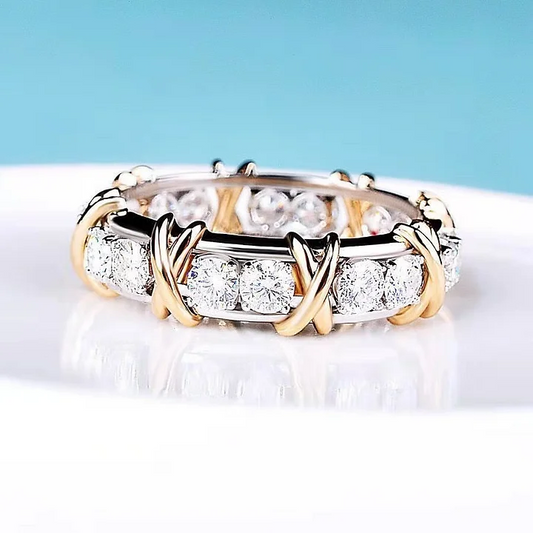 EternaFaith – Diamond Cross Statement Ring