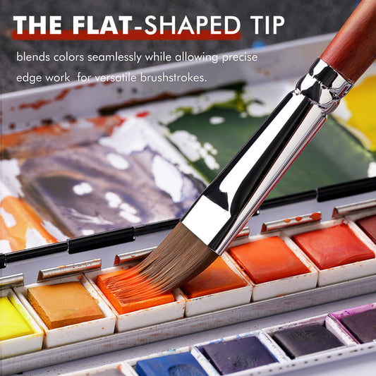 FineStroke – Dual Layer Flat Grainer Brushes