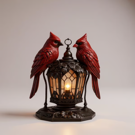 Cardinal Whisper - Ambient Art Sculpture Lamp