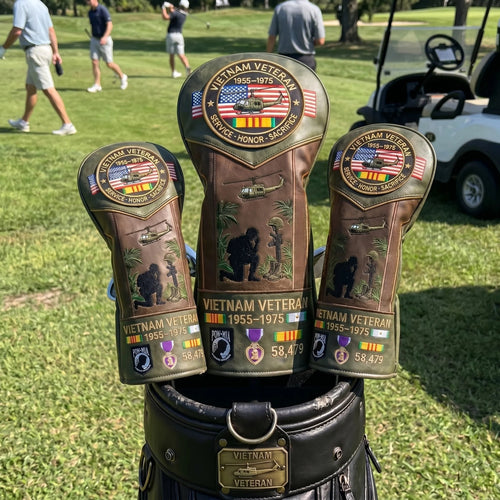 ValorGuard – Vietnam Veteran Leather Golf Head Cover
