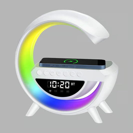 EchoGlow –  Wireless Charging Bluetooth Speaker