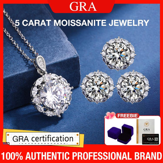 DiamondGlow –  5 Carat Moissanite Jewelry