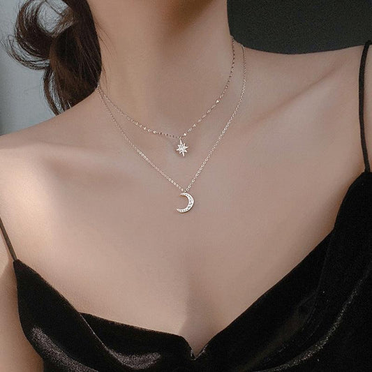 CosmoShine - Elegant Celestial Necklace