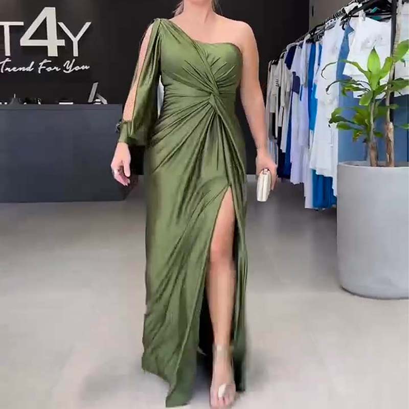 Ophelia - Versatile Formal One-Shoulder Dress