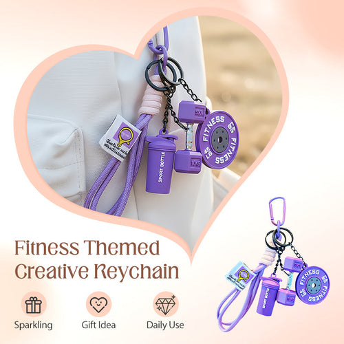 FitCharm – Creative Fitness-Themed Keychain