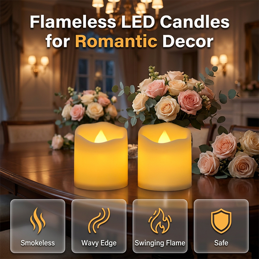 FlickerNest – Realistic Flickering LED Candle Collection