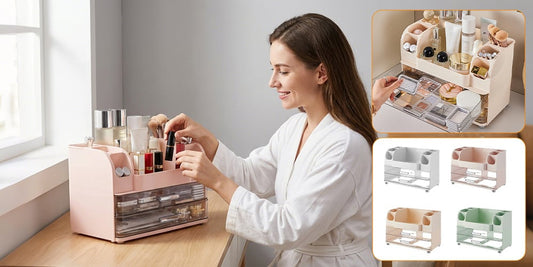 BeautyDock – Desktop Makeup Storage Organizer