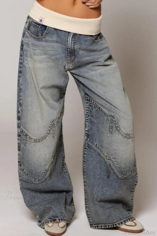 ClassicFade – Vintage Washed Blue Denim Jeans
