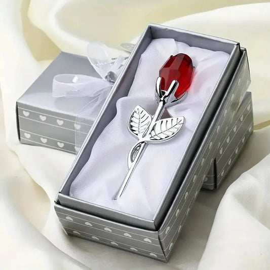 CrystalBloom – Romantic Personalized Rose Gift